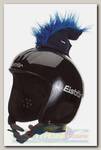 Украшение на шлем Eisbar Hairy Shark Sticker Blue