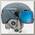 Горнолыжный шлем Cebe Fireball Mat Ciment White/Blue Flash Mirror
