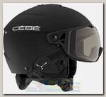 Горнолыжный шлем Cebe Element Visor Matt Black Silver-Variochrom 1-3