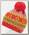 Шапка Eisbar Wentje Pompon MU Orange/Red